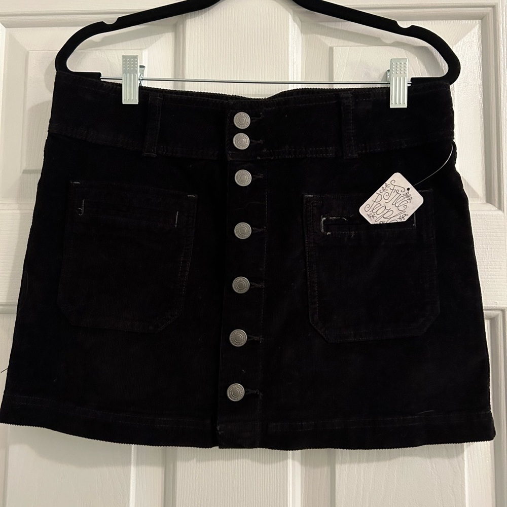 Women’s New Free People Corduroy Mini Skirt